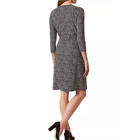 Hobbs Sally Triangle Print Wrap Dress - Picture 3 of 11